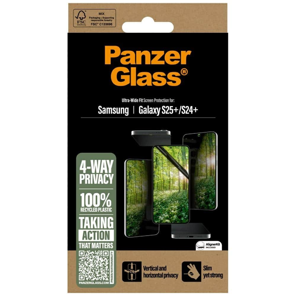PanzerGlass Eco Matrix εξαιρετικά ευρυγώνιο γυαλί προστασίας απορρήτου για Samsung Galaxy S25+ - Image 4
