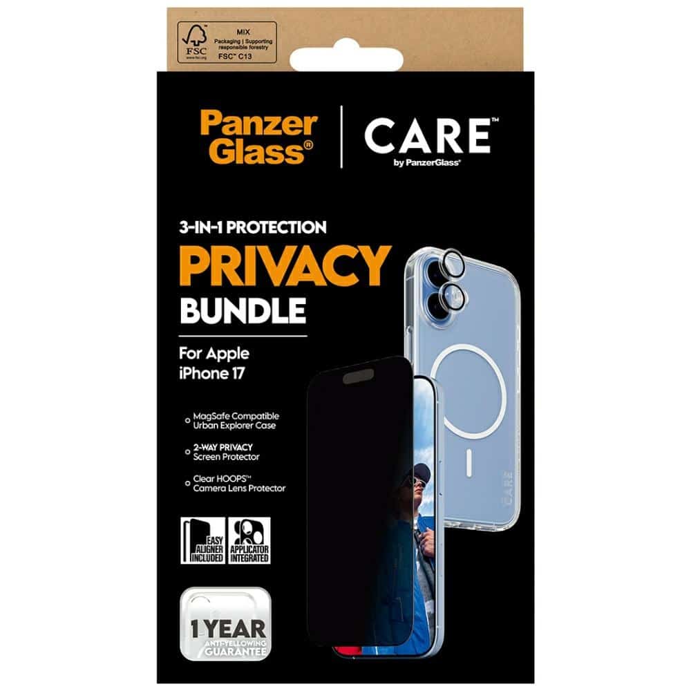 CARE by PanzerGlass Θήκη 3 σε 1 για προστασία από την ιδιωτικότητα + Γυαλί προστασίας από την ιδιωτικότητα + Φακός για iPhone - Image 6