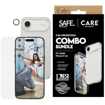 CARE by PanzerGlass Μοντέρνη θήκη 3 σε 1 + γυαλί + φακός για iPhone Air