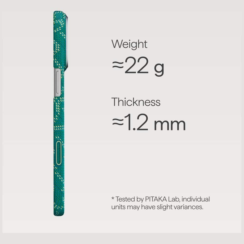 PITAKA Ultra-Slim Monogram - θήκη για Apple iPhone 17 Pro - Πολύχρωμο - Image 4