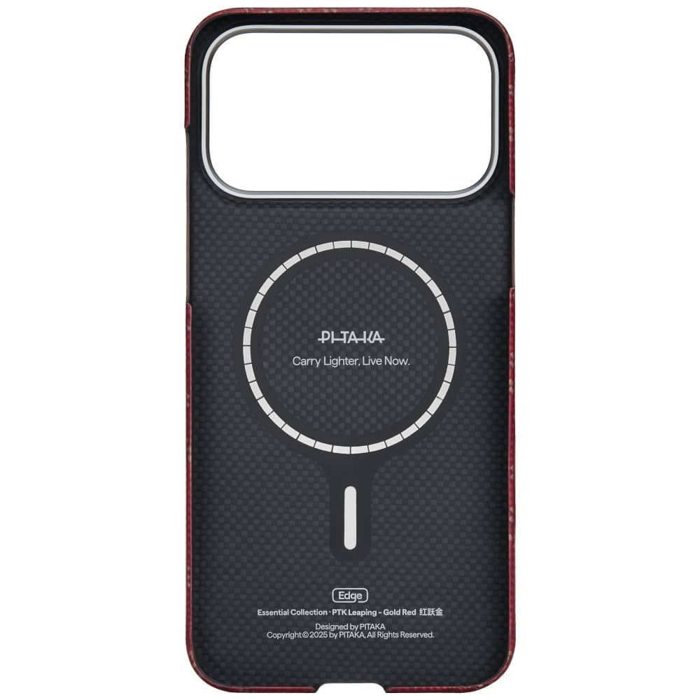 PITAKA Ultra-Slim Monogram - θήκη για Apple iPhone 17 Pro Max - Κόκκινο - Image 2