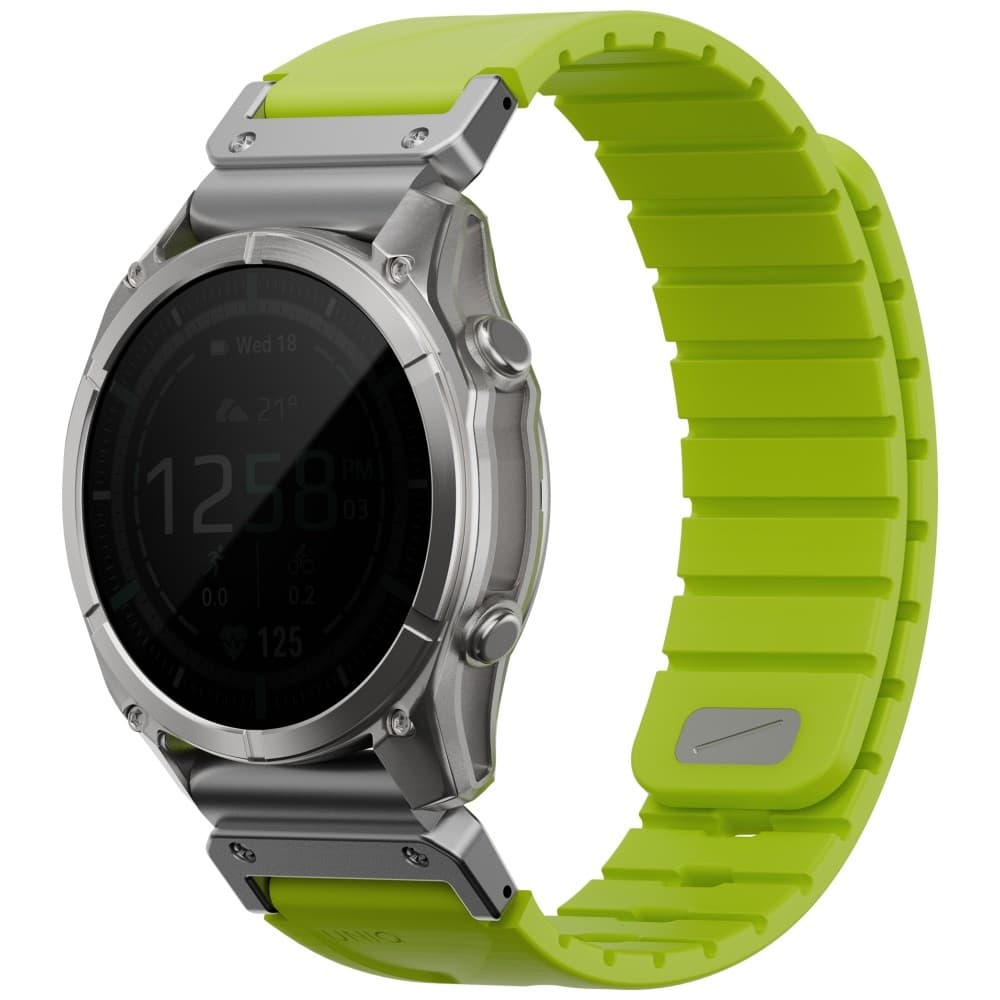 Λουράκι UNIQ Fluo x Smart-Fit για Garmin 26mm Lime - Image 2