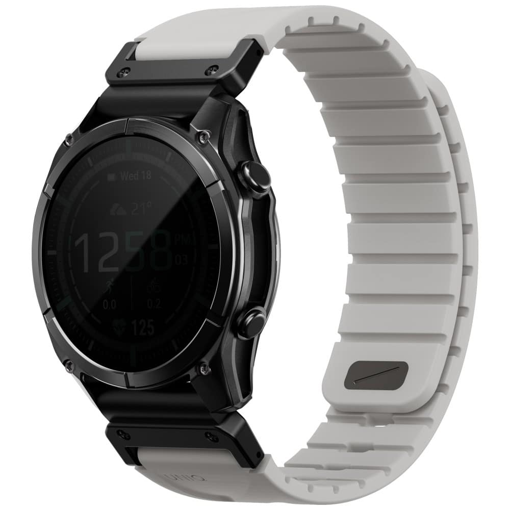 Λουράκι UNIQ Fluo x Smart-Fit για Garmin 22mm Γκρι - Image 2