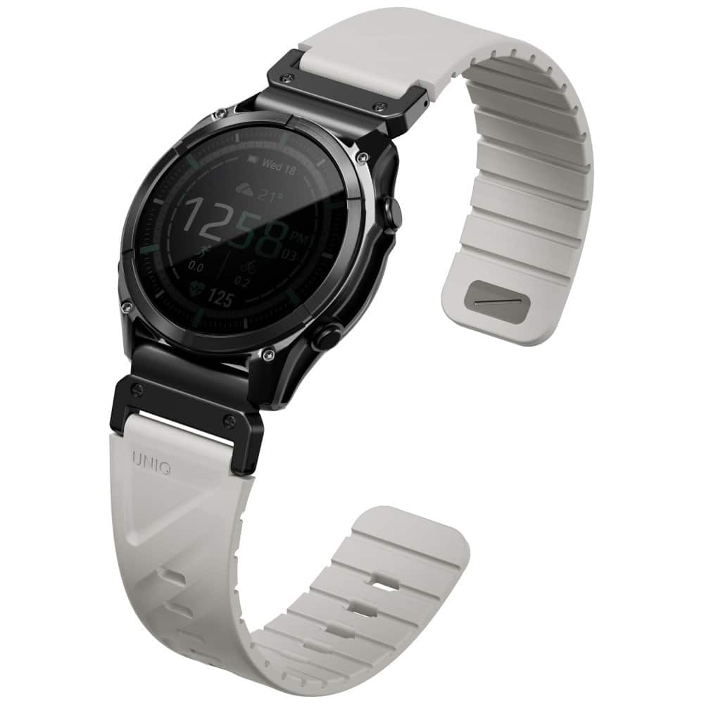 Λουράκι UNIQ Fluo x Smart-Fit για Garmin 22mm Γκρι - Image 4