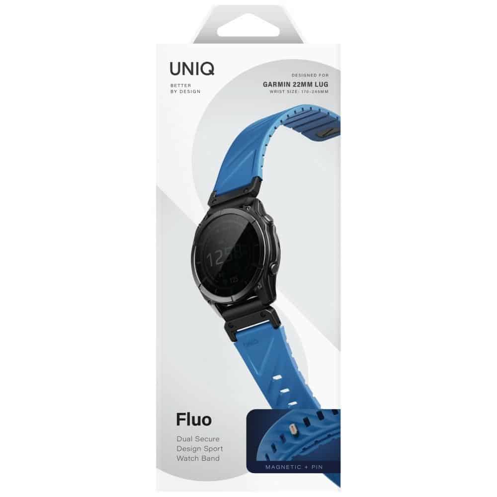 Λουράκι UNIQ Fluo x Smart-Fit για Garmin 22mm μπλε - Image 6