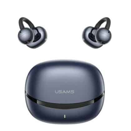 Ακουστικά TWS USAMS R03 Echo Clip-on Bluetooth 6.0 ασύρματα μπλε