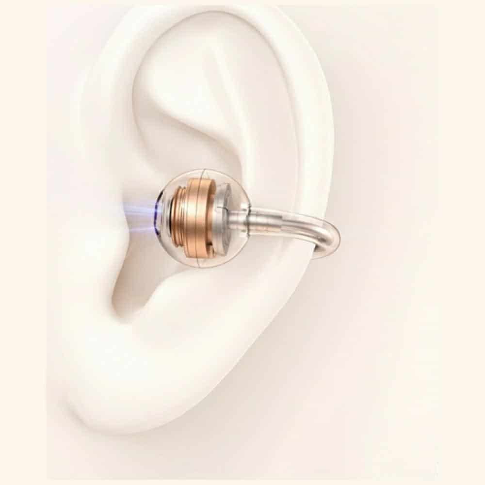 Ακουστικά TWS USAMS R03 Echo Clip-on Bluetooth 6.0 ασύρματα πορτοκαλί - Image 2