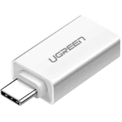 Προσαρμογέας OTG USB-C σε USB-A UGREEN US173, Λευκό
