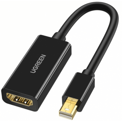Προσαρμογέας βίντεο UGREEN MD112, MiniDisplayPort σε HDMI, Μαύρο