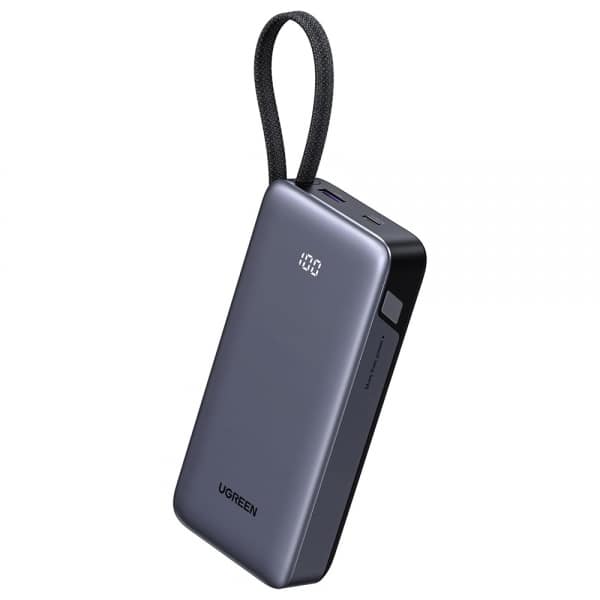 Φορτιστής UGREEN PB536 (55988B), 20000mAh, 45W, QC + PD, Γκρι - Image 2