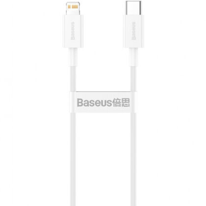 Καλώδιο USB-C σε Lightning Baseus Superior Series, 20W, 2.4A, 1m, Λευκό CATLYS-A02
