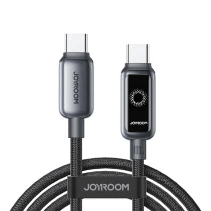 Καλώδιο USB-C σε USB-C Joyroom S-A55 StarFlight Display, 100W, 5A, 1,2m, Μαύρο