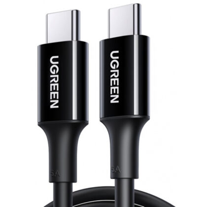 Καλώδιο USB-C σε USB-C UGREEN US300, 100W, 5A, 2m, Μαύρο