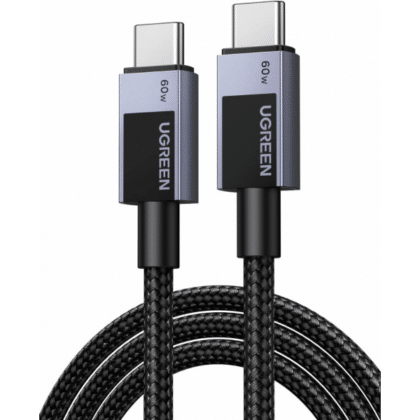 Καλώδιο USB-C σε USB-C UGREEN L524, 60W, 3A, 2m, Γκρι