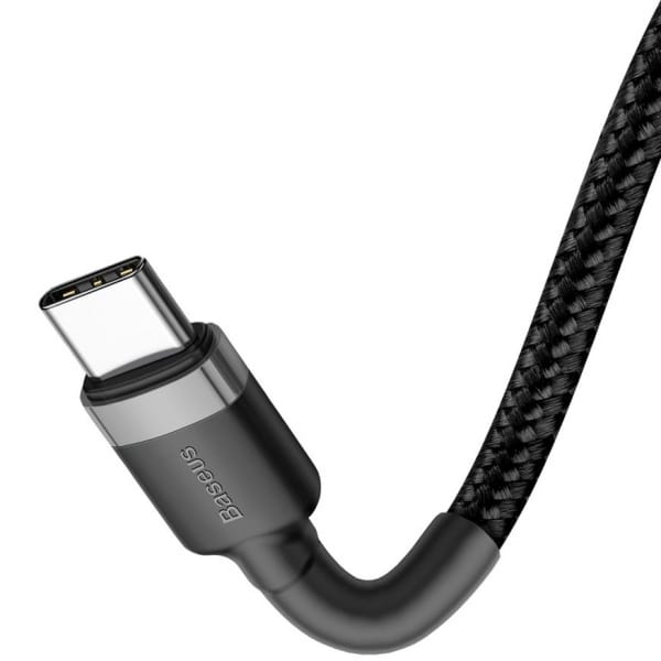 Καλώδιο USB-C σε USB-C Baseus Cafule, 60W, 3A, 2m, Μαύρο CATKLF-HG1 - Image 3