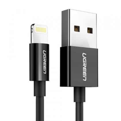Καλώδιο USB-A σε Lightning UGREEN 80823, 18W, 2.4A, 2m, Μαύρο