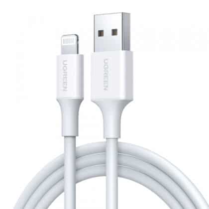 Καλώδιο USB-A σε Lightning UGREEN US155 (20730), 18W, 2.4A, 2m, Λευκό