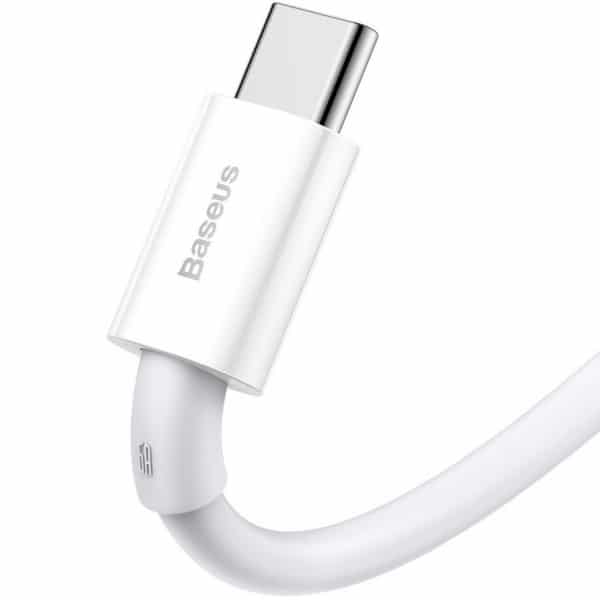 Καλώδιο USB-A σε USB-C Baseus Superior Series, 66W, 6A, 1m, Λευκό CATYS-02 - Image 3