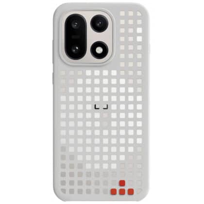 Μαγνητική θήκη με μοτίβο οπών για OnePlus 15, γκρι 5431102022