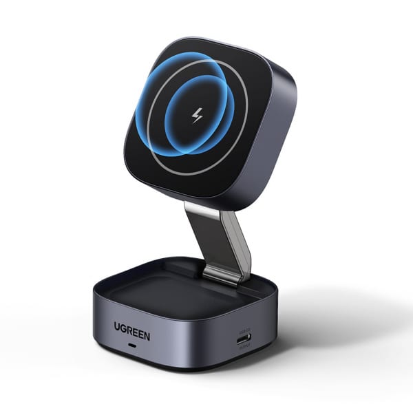 Ασύρματος φορτιστής UGREEN W526 3 σε 1, 20W, 1,67A, 1 x USB-C, Μαύρο - Image 6