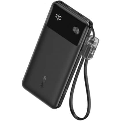 Powerbank Anker, 10000mAh, 22.5W, QC + PD, Μαύρο A1388G11