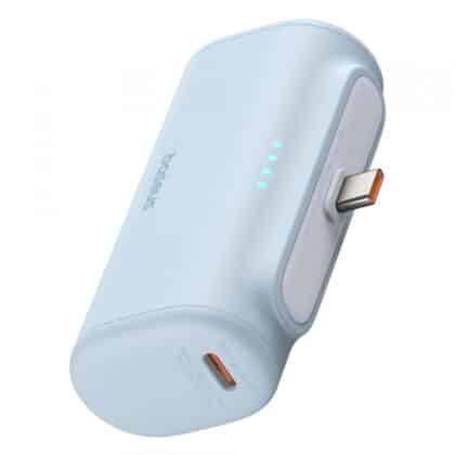 Powerbank Baseus Compact USB-C Έκδοση, 5000mAh, 20W, PD, Μπλε P10068306313-00