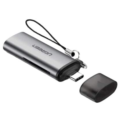 Card Reader USB-C UGREEN CM184, SD - microSD, Γκρι