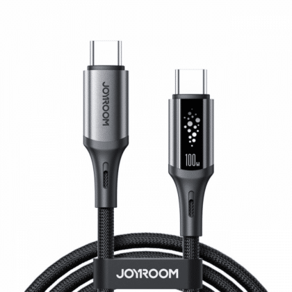 Καλώδιο USB-C σε USB-C Joyroom S-A60 StarTalk, 100W, 5A, 1,2m, Μαύρο