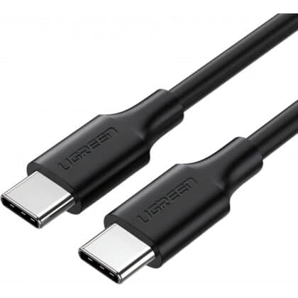 Καλώδιο USB-C σε USB-C UGREEN US286, 60W, 3A, 3m, Μαύρο