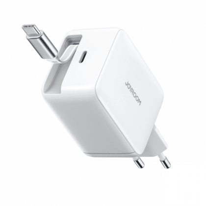 Φορτιστής τοίχου Joyroom JR-TCL06, 67W, 3A, 1 x USB-C, με καλώδιο USB-C, Λευκό