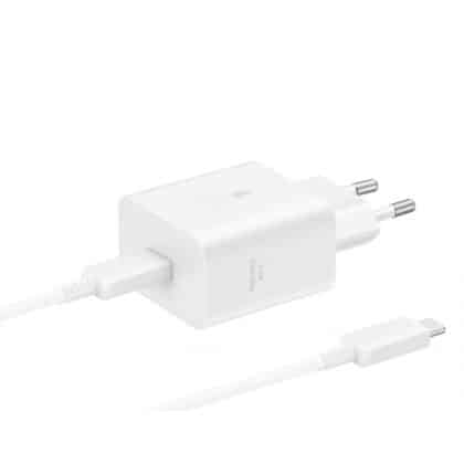 Φορτιστής τοίχου Samsung, 45W, 4.05A, 1 x USB-C, με καλώδιο USB-C, Λευκό EP-T4511XWEGEU