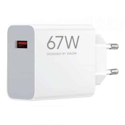Φορτιστής τοίχου Xiaomi, 67W, 6.2A, 1 x USB-A, Λευκό BHR07SKEU