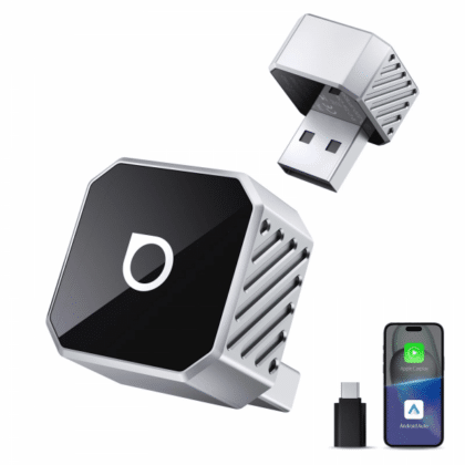 Ασύρματος προσαρμογέας αυτοκινήτου / Android Auto Ottocast Mini Cube Style C για Apple iPhone / Σειρά Android, Μαύρο CP88-T3