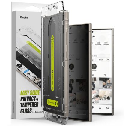 Ringke - Easy Slide Tempered Glass (2 τεμάχια) - Samsung Galaxy S24 Ultra - Απόρρητο
