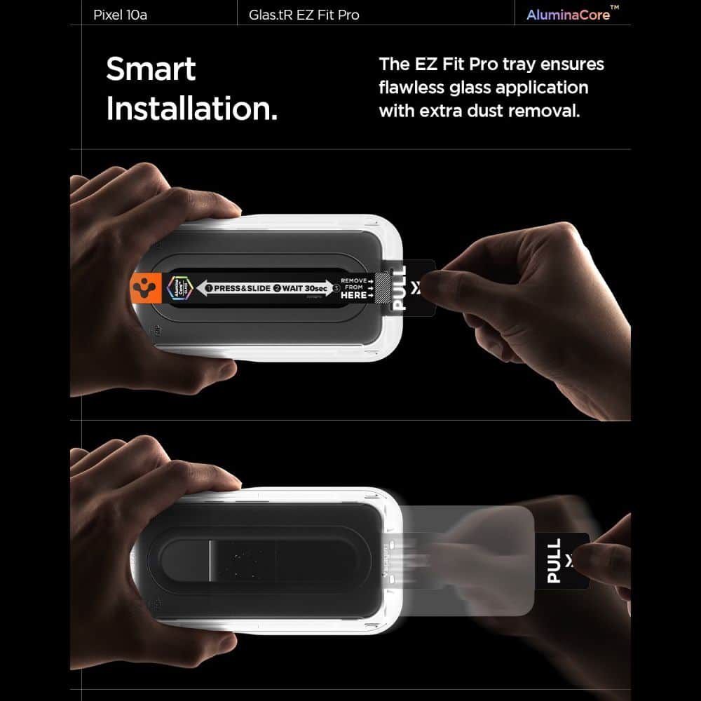 Spigen Glas.tR EZ Fit Pro - θήκη για Google Pixel 10a - Διάφανο - Image 11
