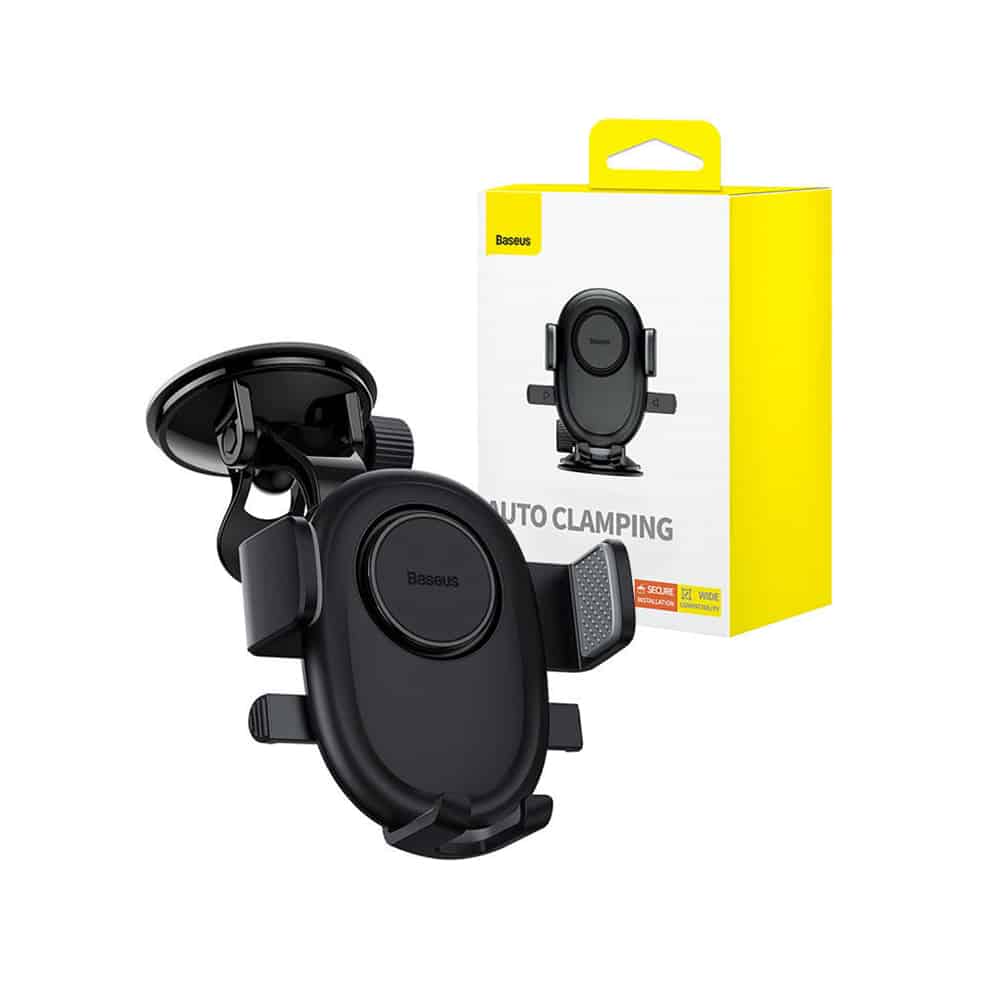 Baseus - Βάση Αυτοκινήτου UltraControl Lite Series (C40351700111-00) - Βάση Βεντούζας, για 7,2 ίντσες Max - Cluster Μαύρο - Image 6