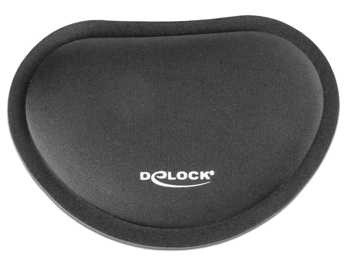 DELOCK στήριγμα καρπού για ποντίκι 12602, 25x115x165mm, μαύρο - Image 3