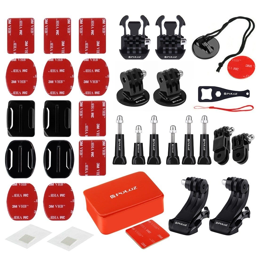 Αξεσουάρ Puluz Ultimate Combo Kits για αθλητικές κάμερες PKT16 53 σε 1 - Image 13