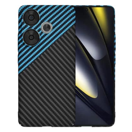 Techsuit Carbonite FiberShell - θήκη για Xiaomi Poco F6 - Μπλε