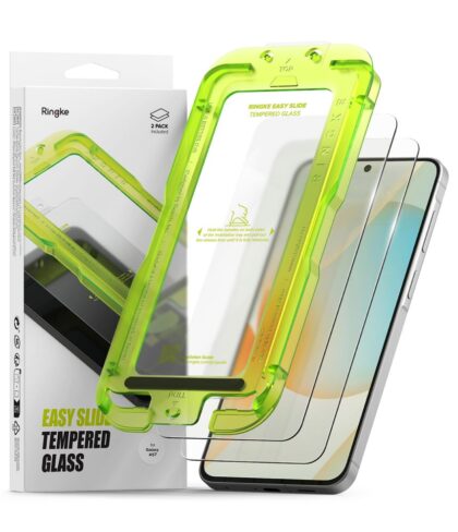 RINGKE EASY SLIDE 2-PACK ΑΠΟ ΣΚΛΗΡΟ ΓΥΑΛΙ ΓΙΑ GALAXY A57 5G ΔΙΑΦΑΝΕΣ