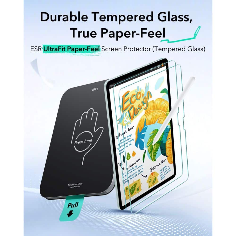 ESR Paper Feel - θήκη για Apple iPad Air 13 (2024) / (2025) (2026) - Διάφανο - Image 3