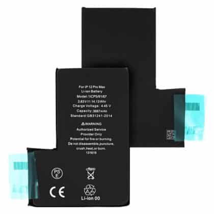 OEM - Μπαταρία Smartphone (18531) - χωρίς εύκαμπτο καλώδιο - iPhone 12 Pro Max - 3687mAh - Μαύρο