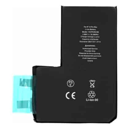 OEM - Μπαταρία Smartphone (19790) - χωρίς εύκαμπτο καλώδιο - iPhone 14 Pro Max - 4323mAh - Μαύρο