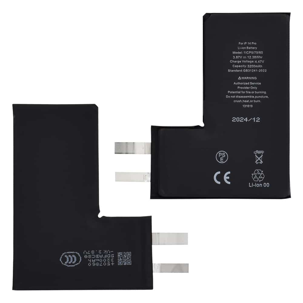 OEM - Μπαταρία Smartphone (19789) - χωρίς εύκαμπτο καλώδιο - iPhone 14 Pro - 3200mAh - Μαύρο - Image 3
