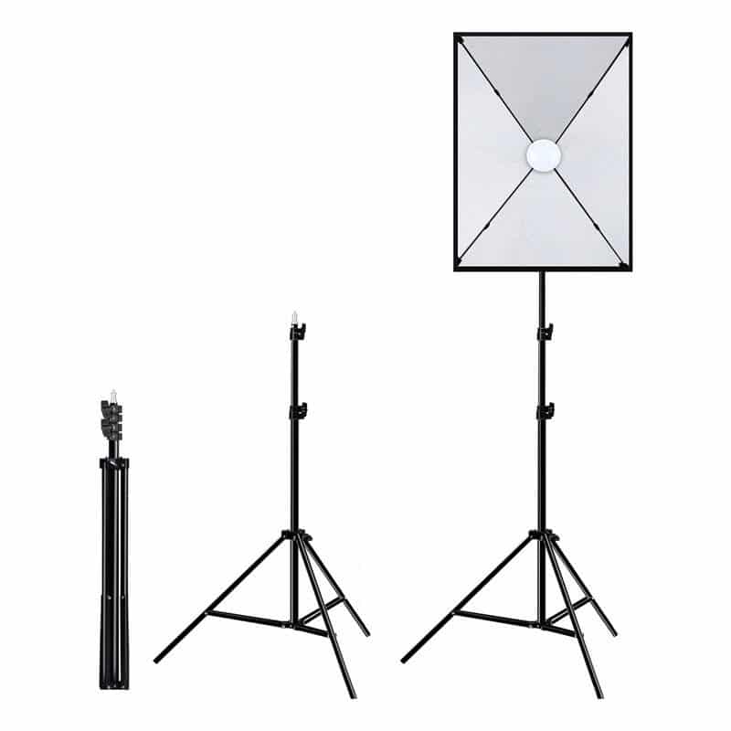 Puluz Σετ Στούντιο Φωτογράφισης PU5070EU, Softbox LED 50x70cm, Τρίποδο, Λάμπες LED x1 - Image 4