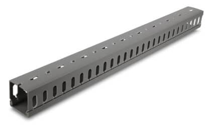 DELOCK cable management 22029, πλαστικό, 40x40mm, 1m, γκρι