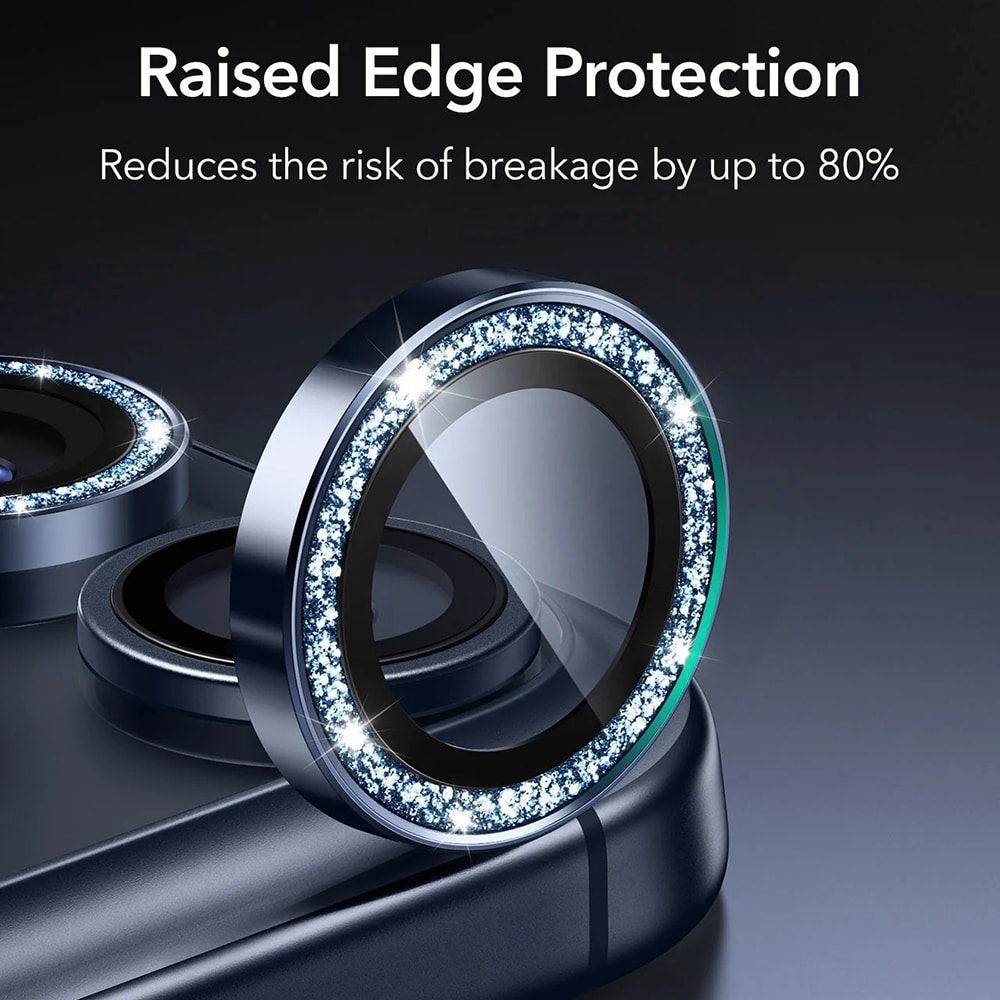 ESR - Προστατευτικά φακών κάμερας Armorite - iPhone 14 Pro/Pro Max/15 Pro/Pro Max/16 Pro/Pro Max/17 Pro/Pro Max - Μπλε λάμψη - Image 6