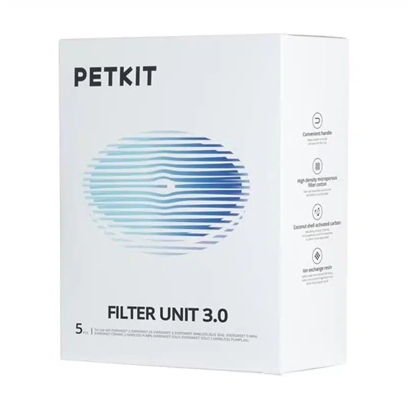 Ανταλλακτικά φίλτρα για το σιντριβάνι PetKit Eversweet (5 τεμάχια) - Image 3