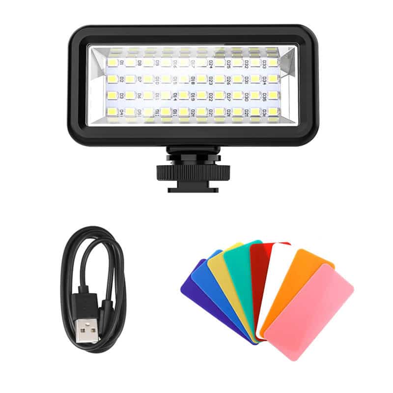 Αδιάβροχο Φως Κατάδυσης Puluz LED 40m (Μαύρο) - Image 2