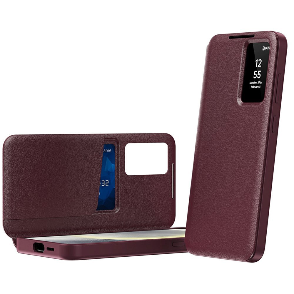 Techsuit SmartView Series - θήκη για Samsung Galaxy A37 - Κόκκινο - Image 2